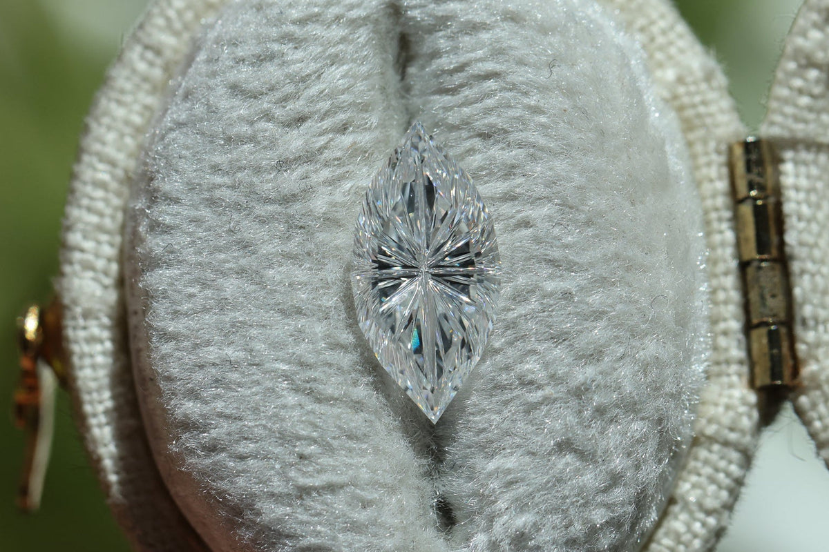 1.54ct marquise lab diamond E VS1, Divine Portal Cut