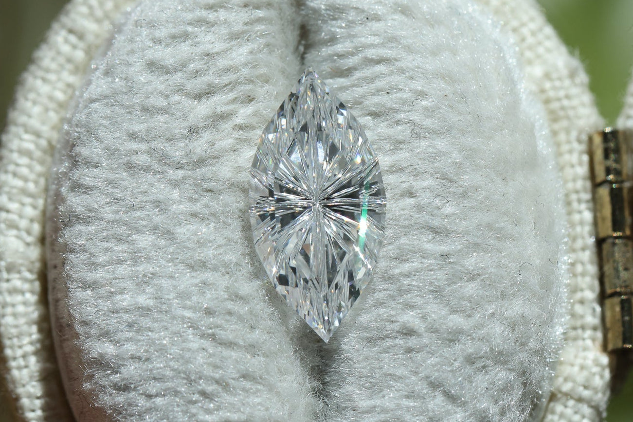 1.53ct marquise lab diamond E VS1, Divine Portal Cut