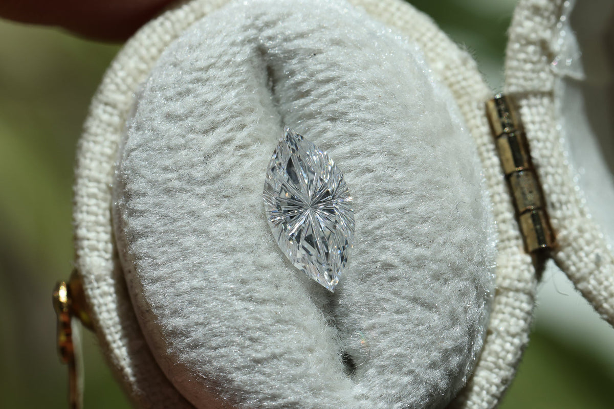 1.09ct marquise lab diamond D VS1, Divine Portal Cut
