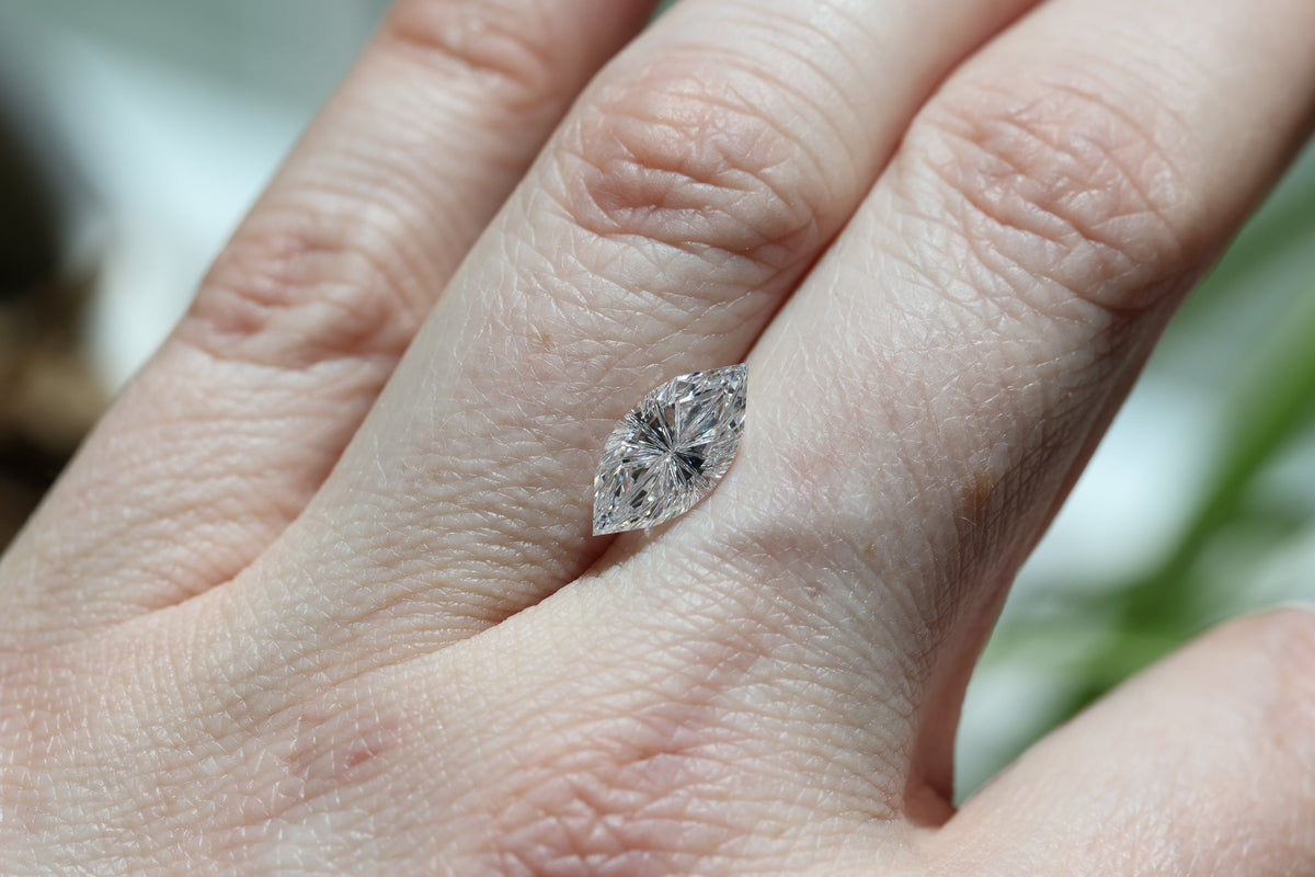 2.06ct marquise lab diamond D VS1, Divine Portal Cut