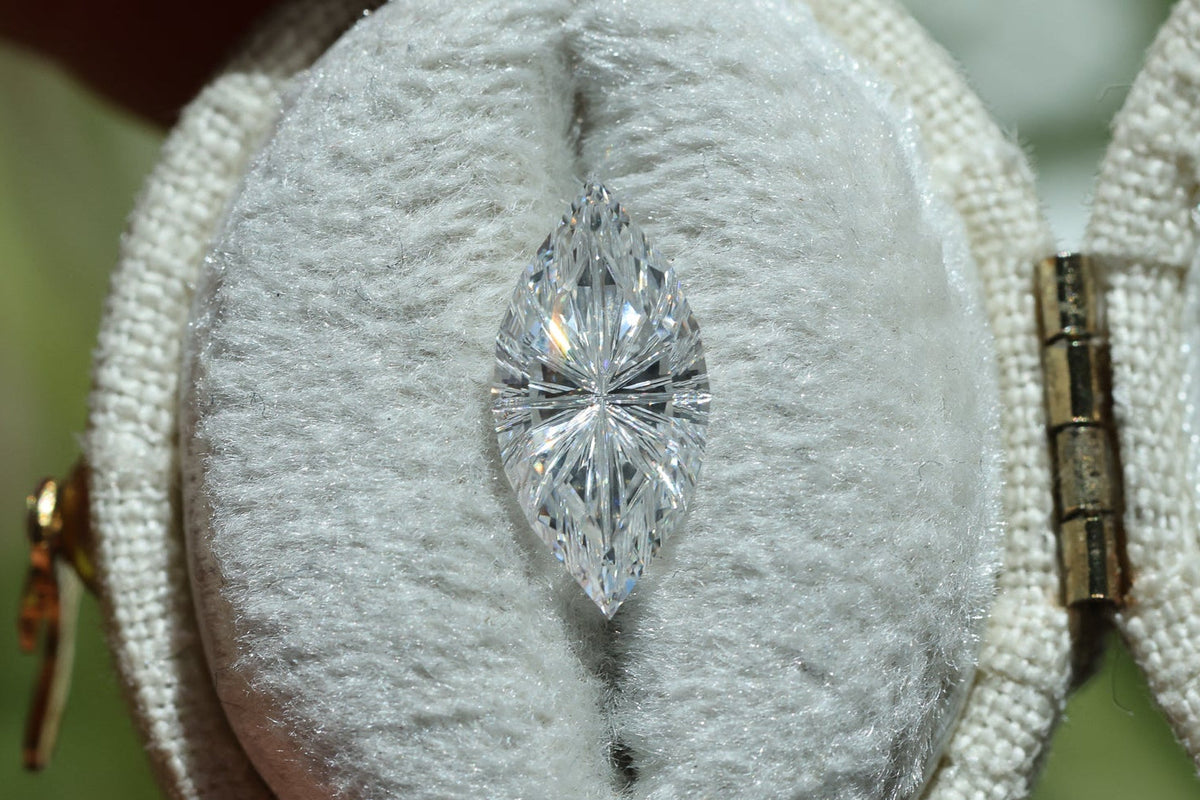 1.59ct marquise lab diamond D VVS2, Divine Portal Cut