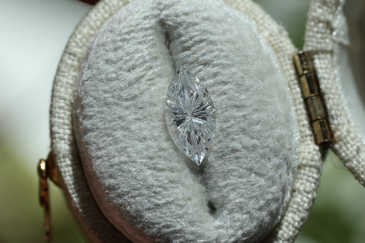 1.08ct marquise lab diamond D VS1, Divine Portal Cut