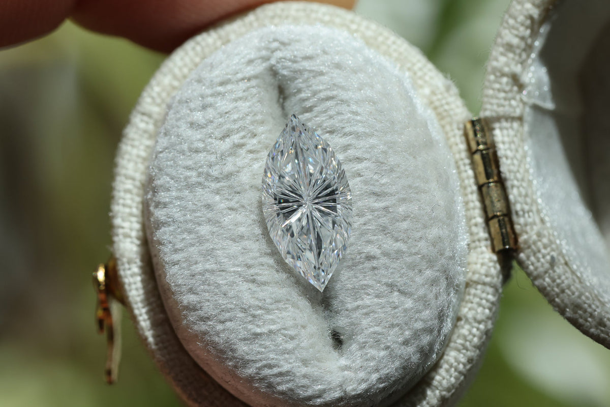 2.07ct marquise lab diamond D VS1, Divine Portal Cut
