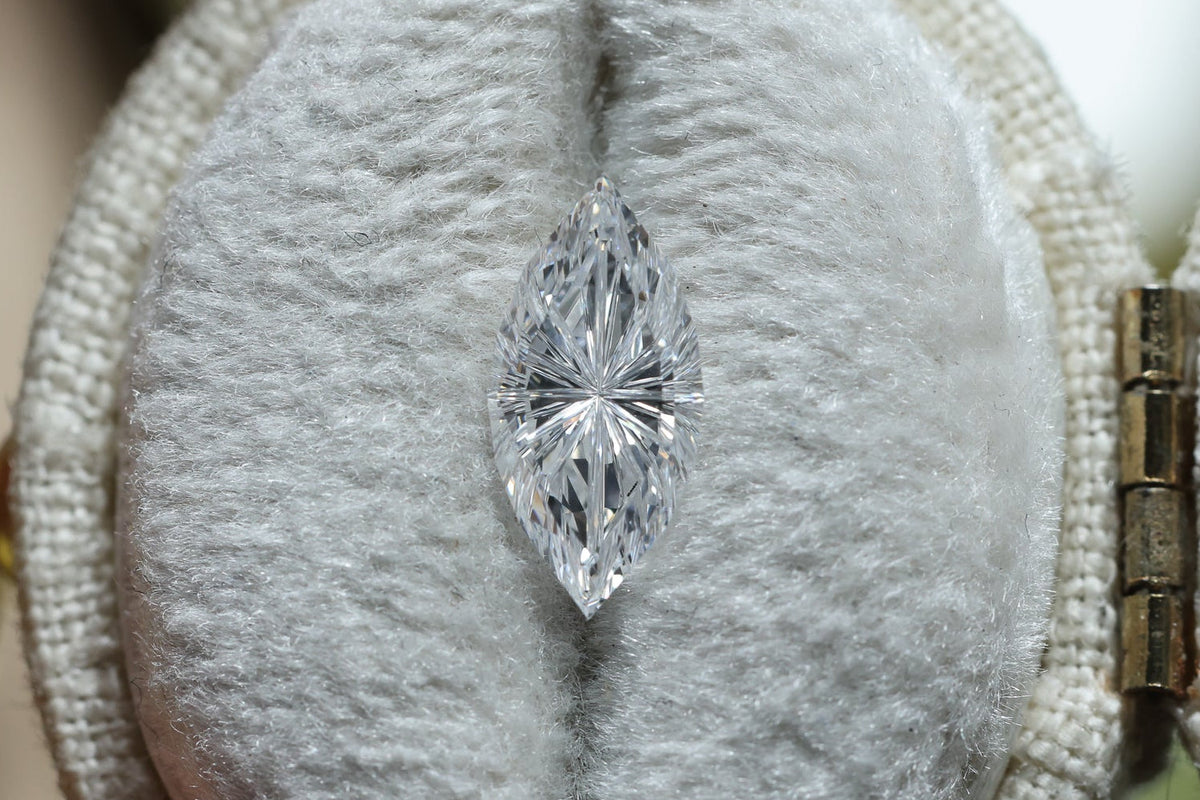 1.04ct marquise lab diamond D VS1, Divine Portal Cut