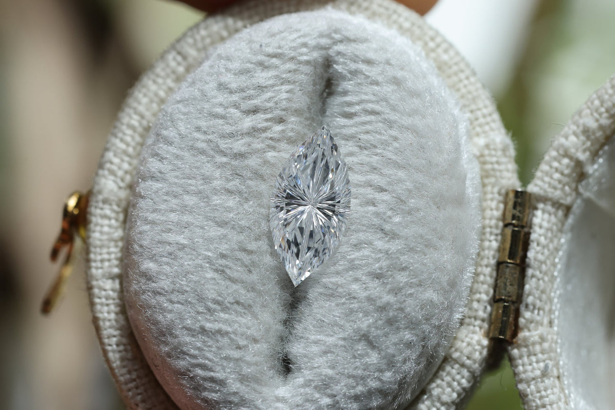 1.04ct marquise lab diamond D VS1, Divine Portal Cut