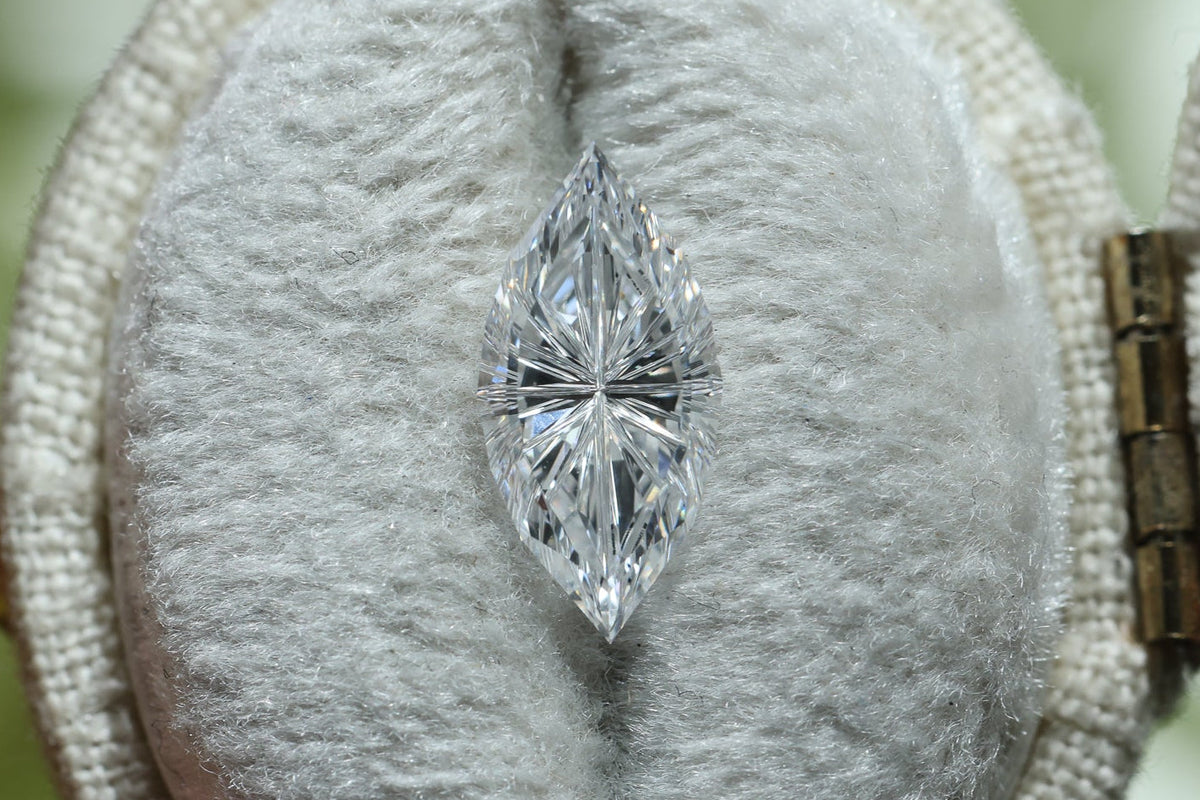 1.52ct marquise lab diamond D VVS2, Divine Portal Cut