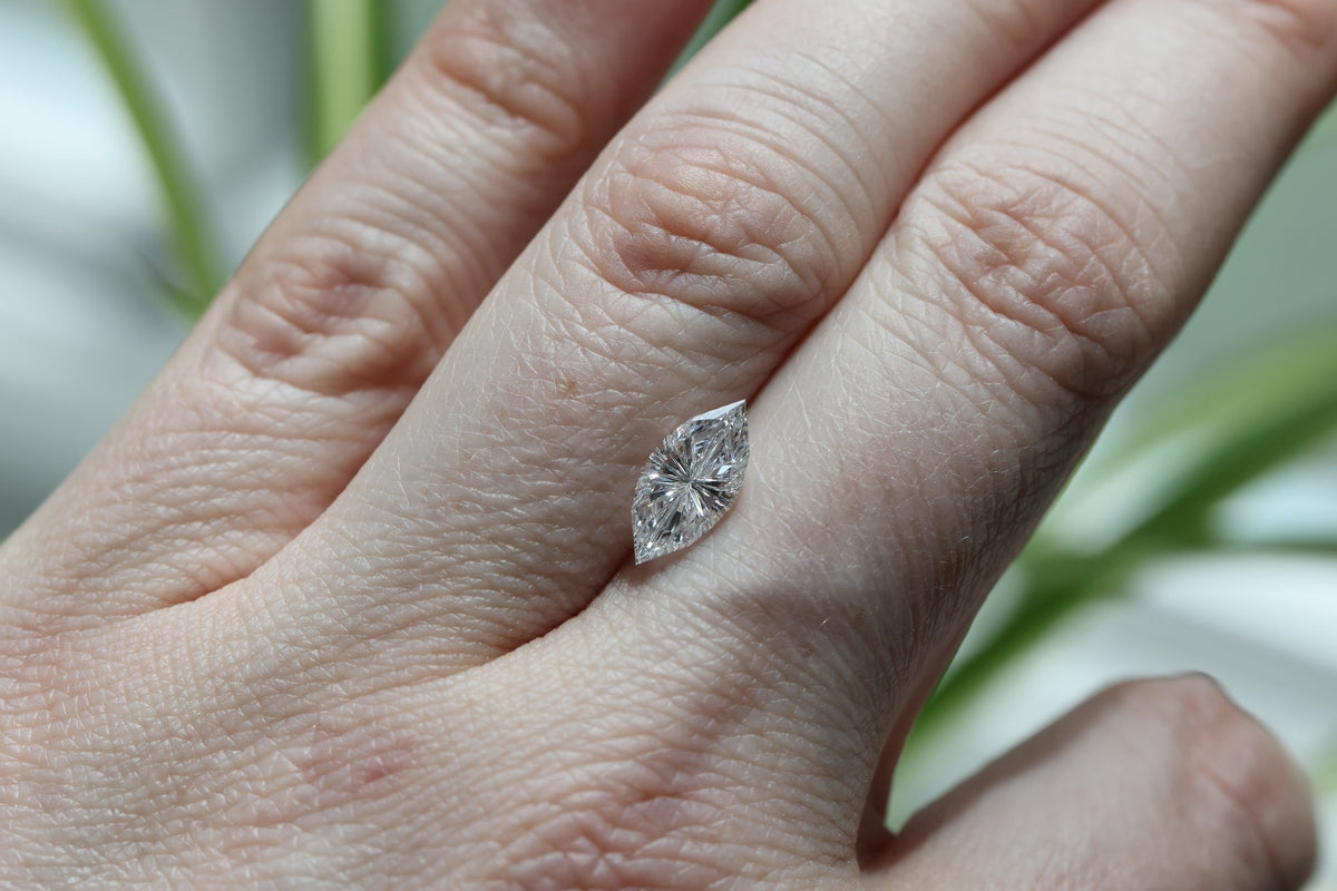 1.52ct marquise lab diamond D VVS2, Divine Portal Cut