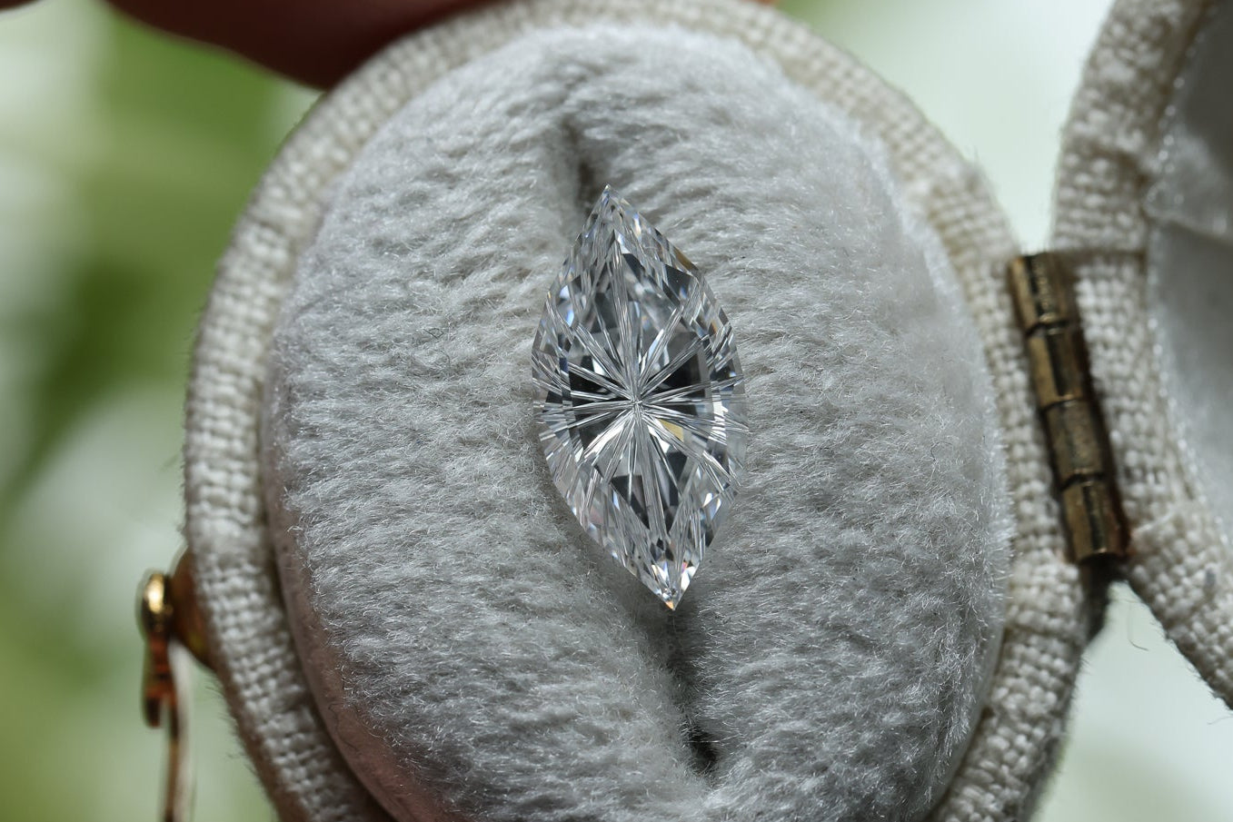 2.03ct marquise lab diamond E VS1, Divine Portal Cut