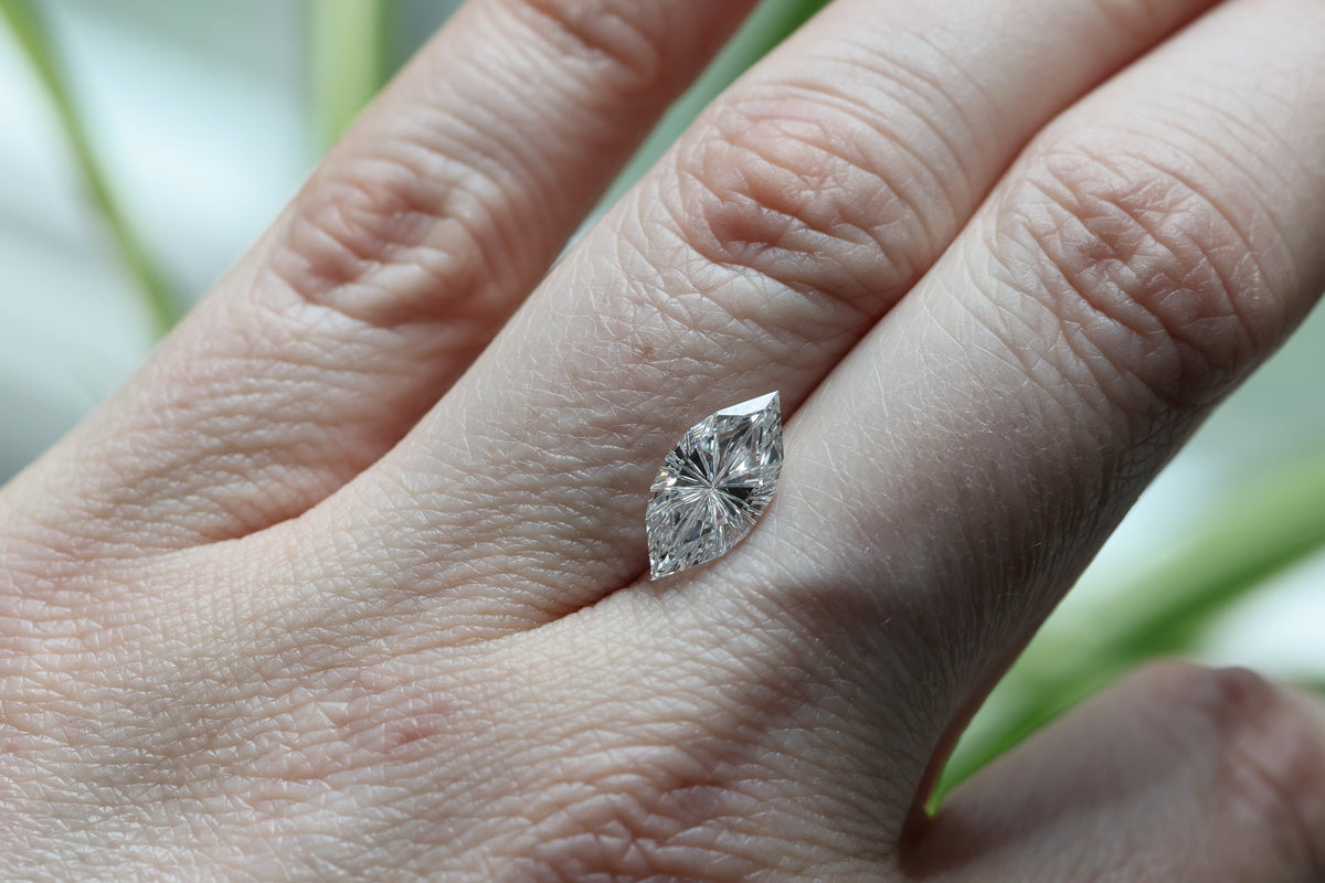 2.03ct marquise lab diamond E VS1, Divine Portal Cut