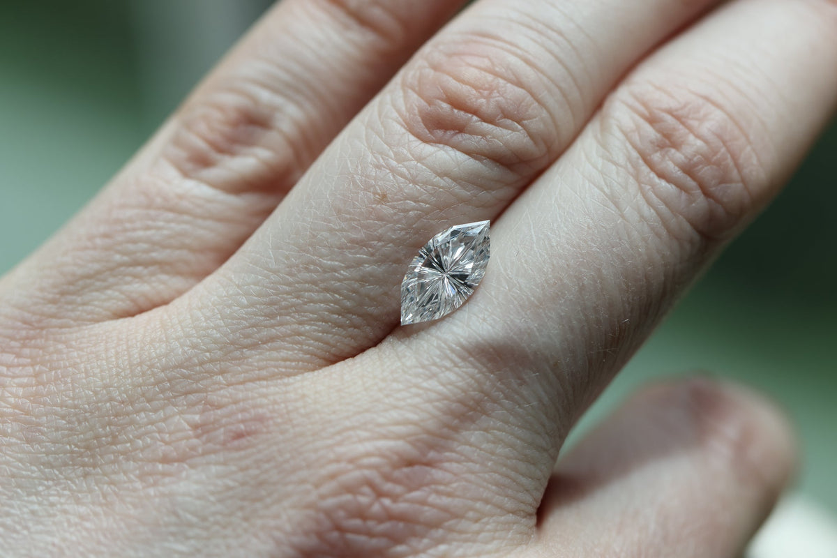 2.04ct marquise lab diamond E VVS2, Divine Portal Cut
