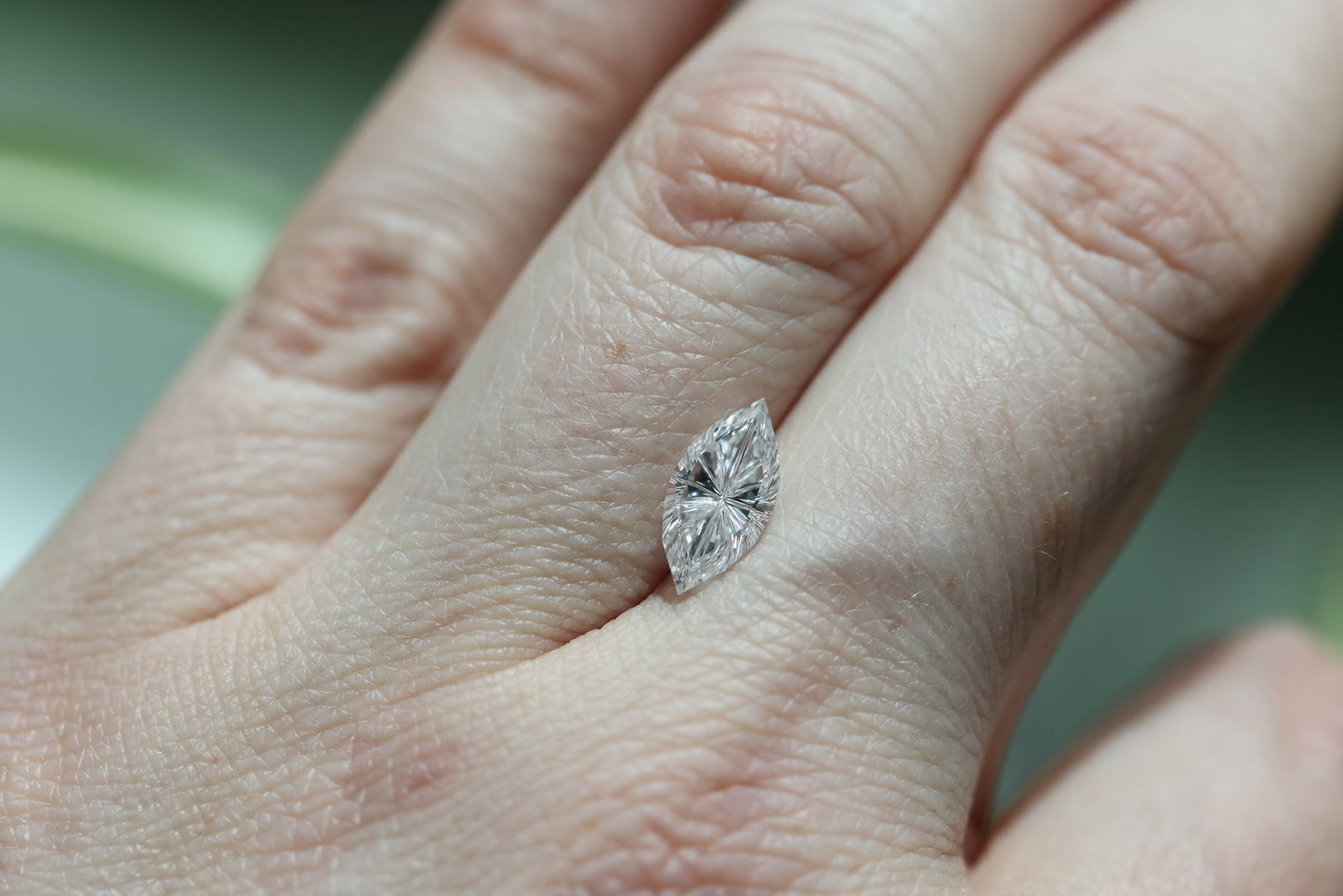 1.52ct marquise lab diamond D VS2, Divine Portal Cut