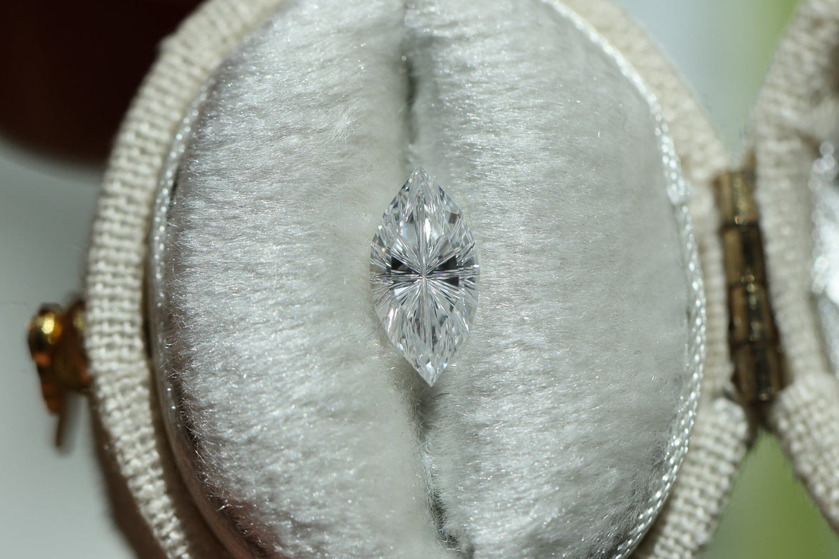 1.06ct marquise lab diamond E VVS2, Divine Portal Cut