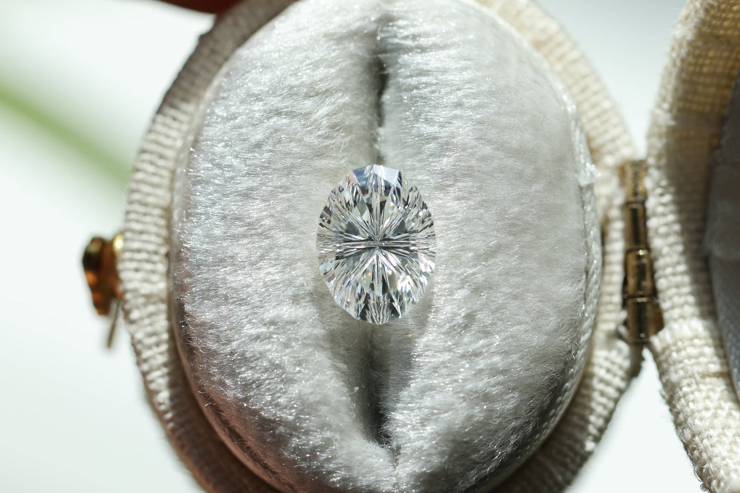 1.55ct oval lab diamond D VS1, Divine Portal Cut