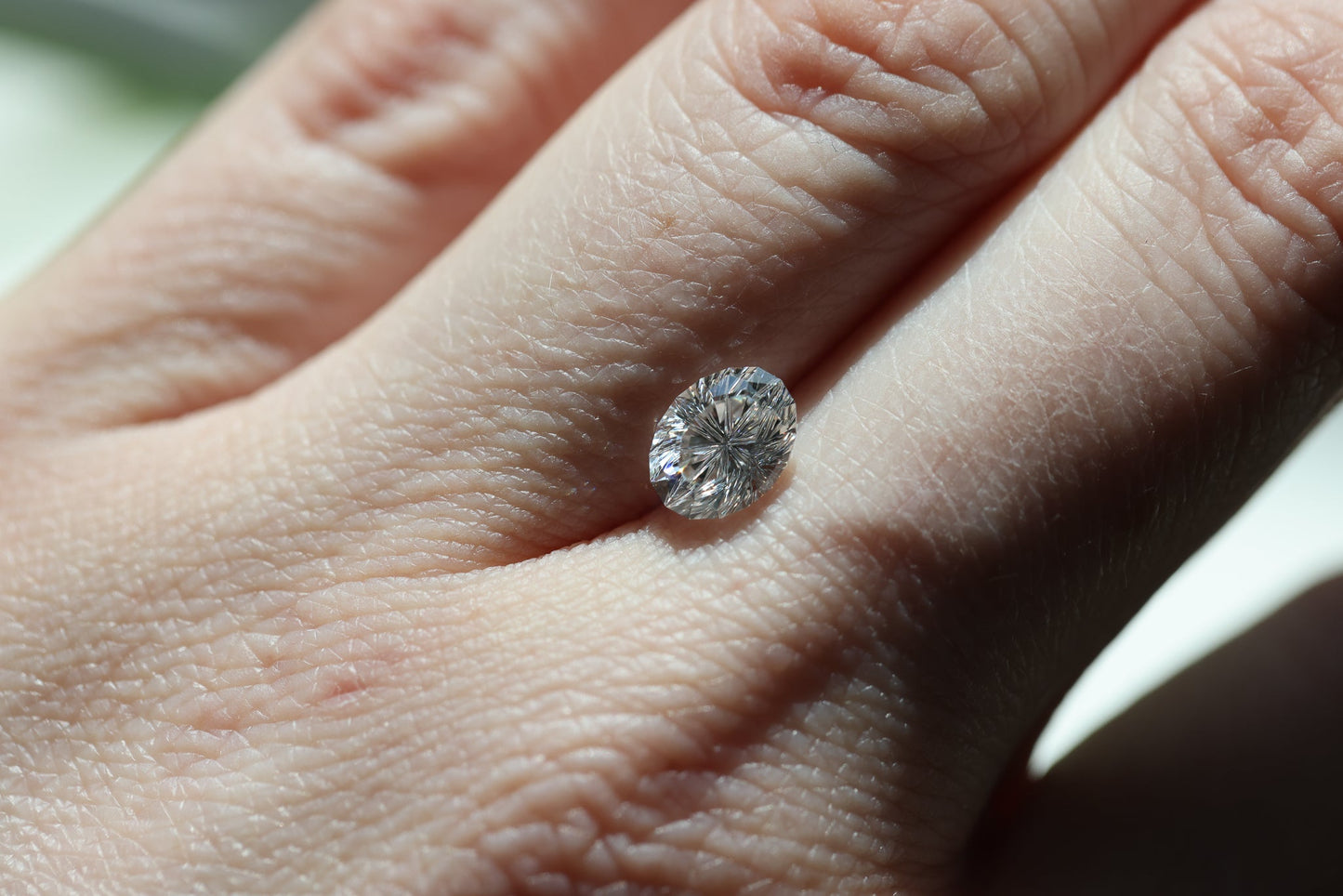 1.37ct oval lab diamond D VS2, Divine Portal Cut