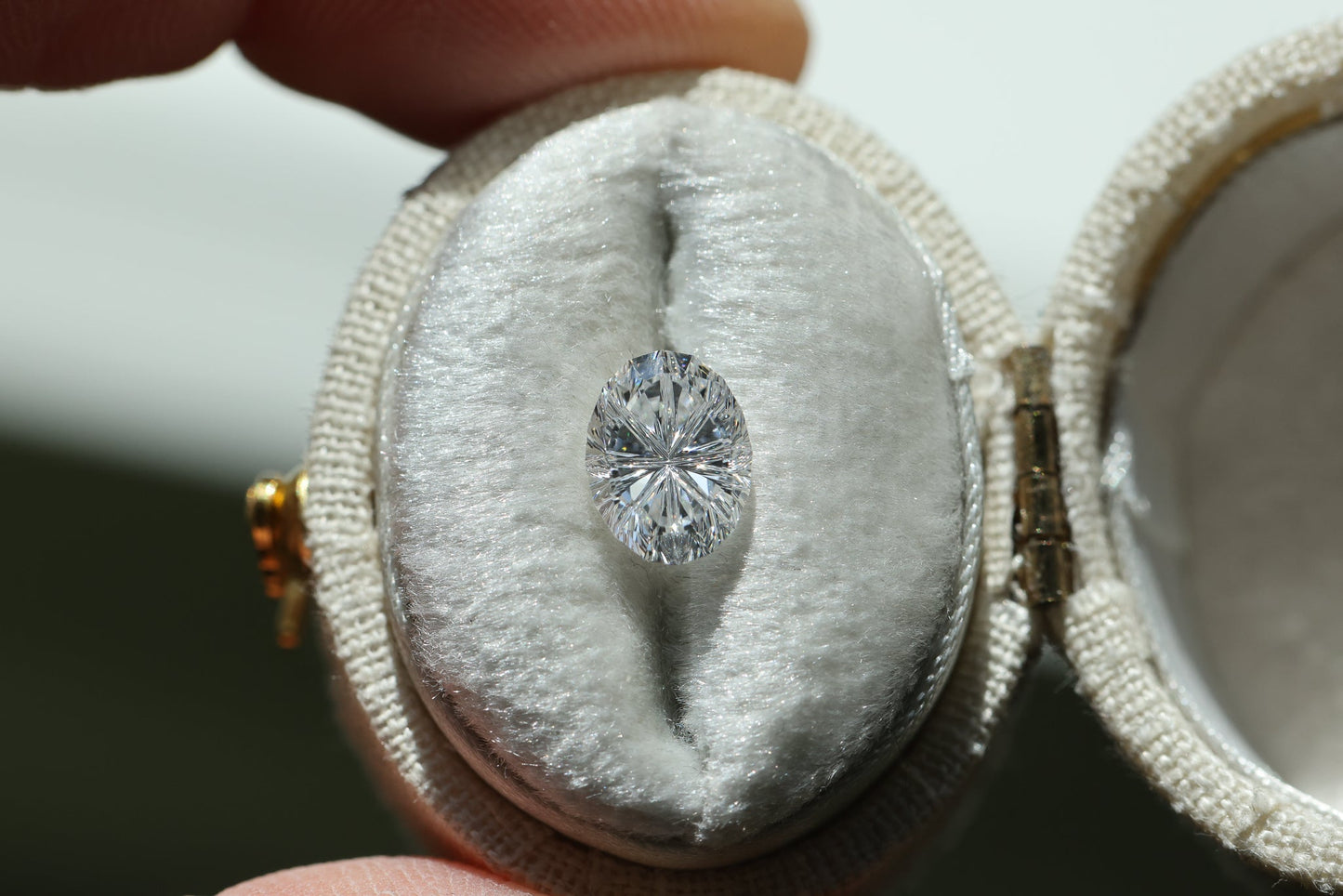 1.50ct oval lab diamond E VS1, Divine Portal Cut