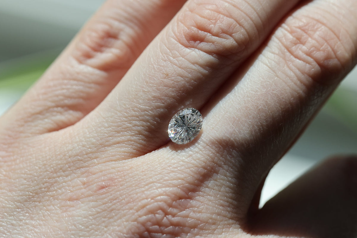 1.50ct oval lab diamond E VS1, Divine Portal Cut