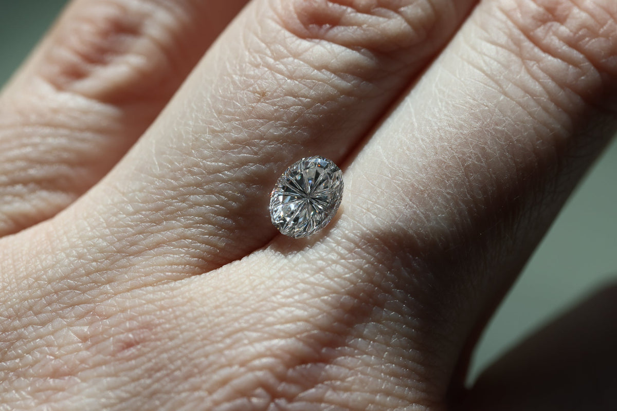 1.50ct oval lab diamond E VS1, Divine Portal Cut