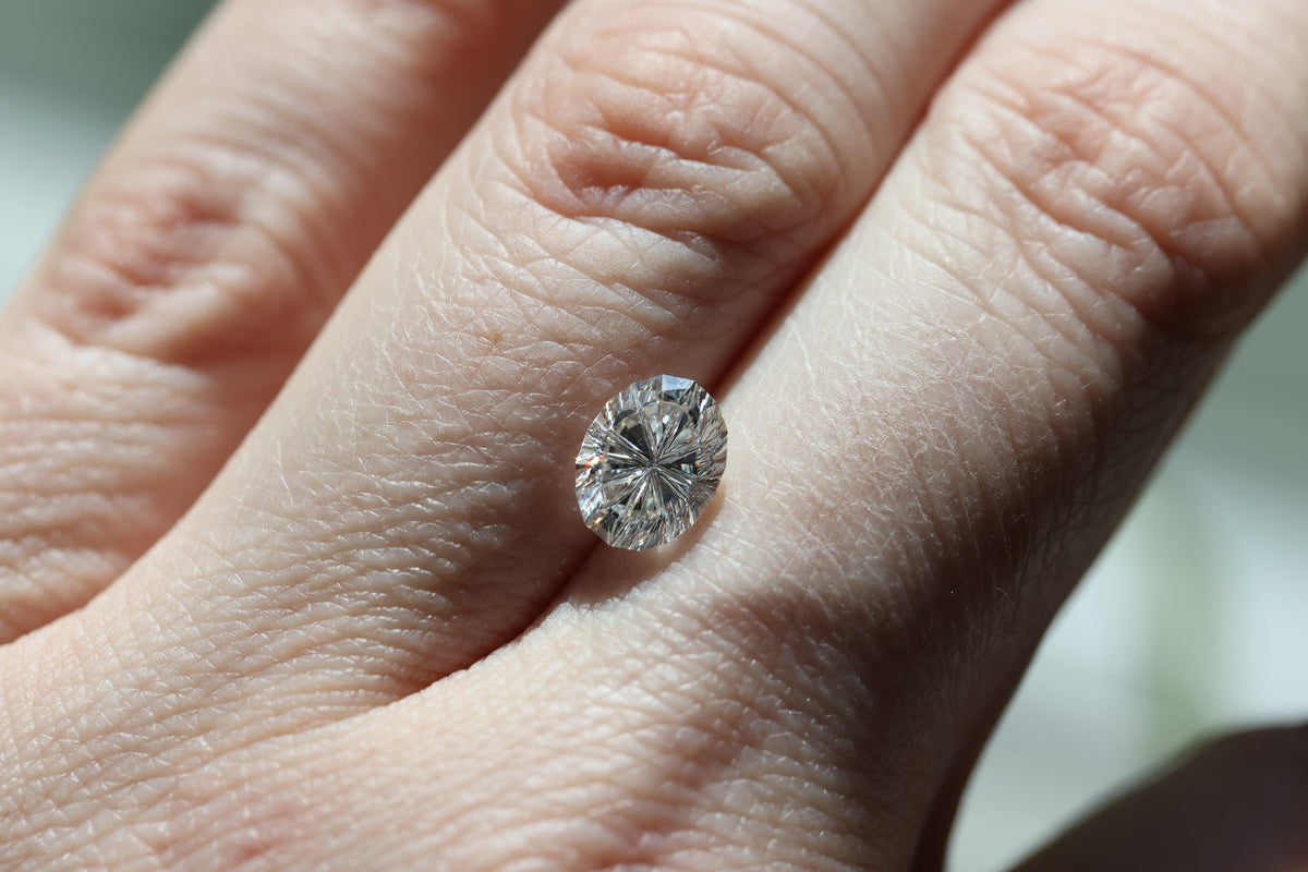 1.64ct oval lab diamond E VS1, Divine Portal Cut