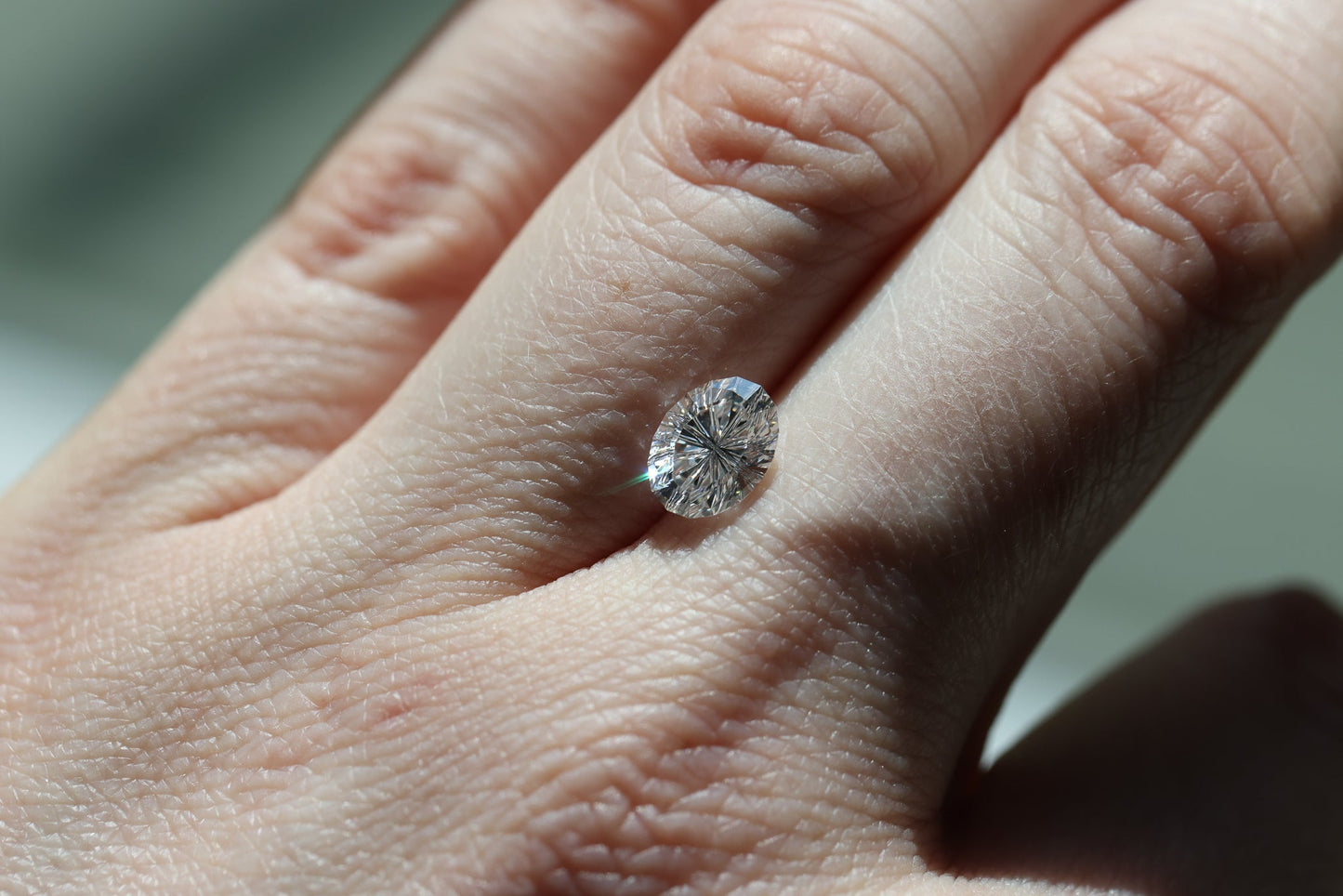 1.52ct oval lab diamond E VS1, Divine Portal Cut