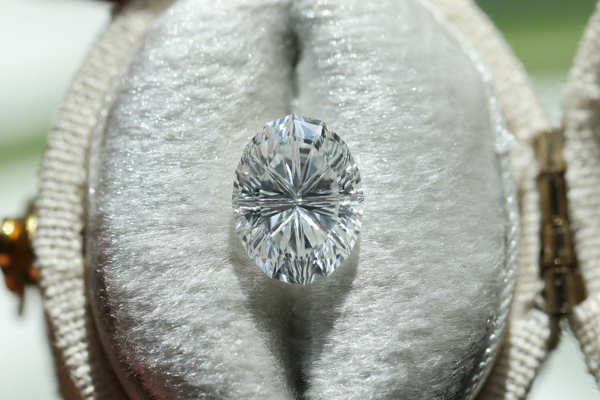 1.93ct oval lab diamond E VS1, Divine Portal Cut