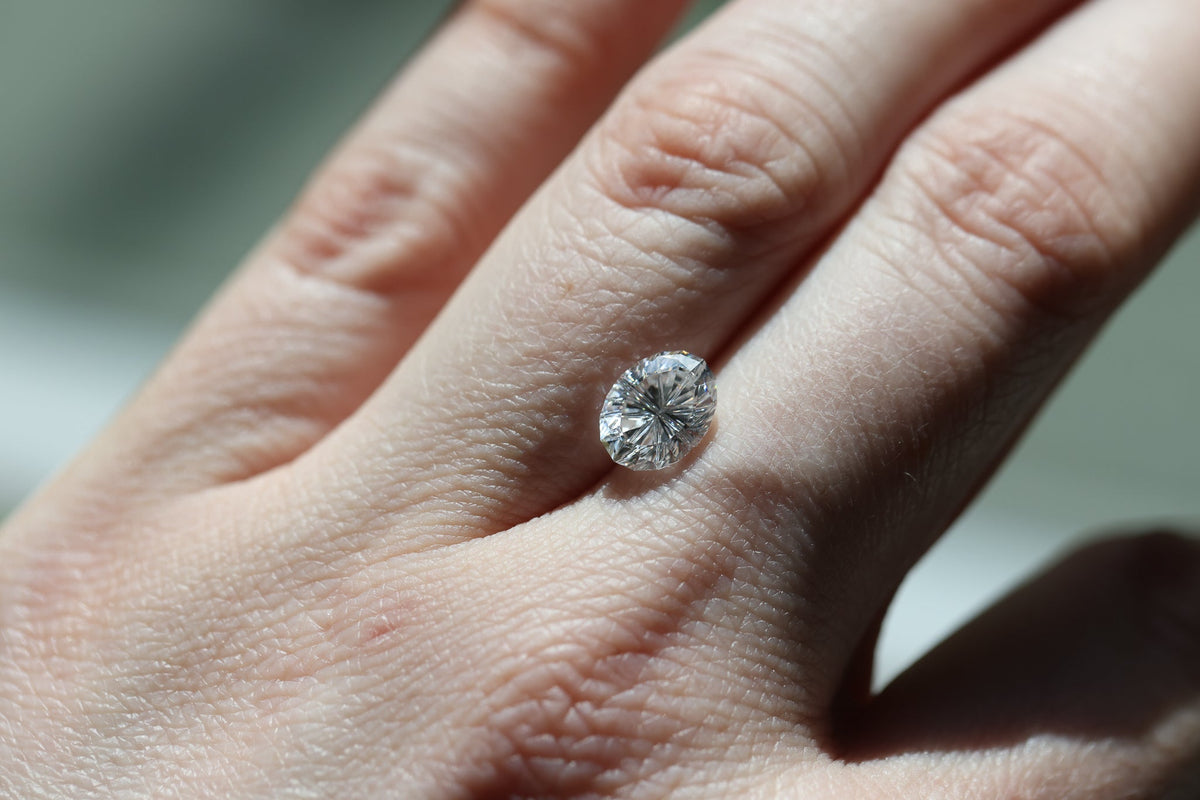 1.93ct oval lab diamond E VS1, Divine Portal Cut