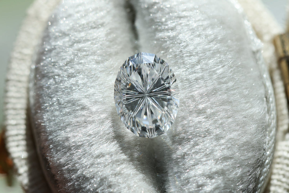 1.49ct oval lab diamond D VS1, Divine Portal Cut