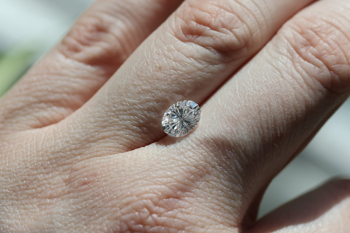 1.49ct oval lab diamond D VS1, Divine Portal Cut
