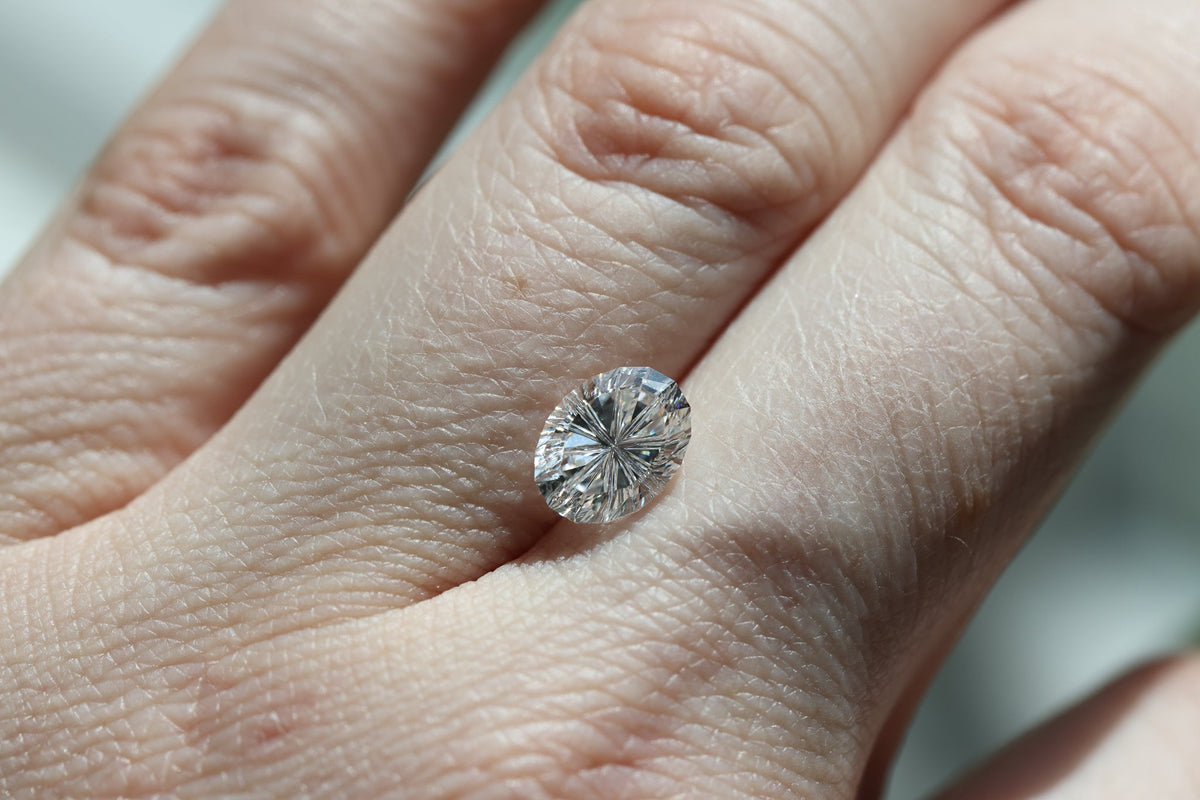 1.99ct oval lab diamond E VS1, Divine Portal Cut