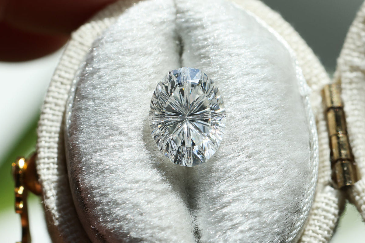 2.02ct oval lab diamond E VS1, Divine Portal Cut