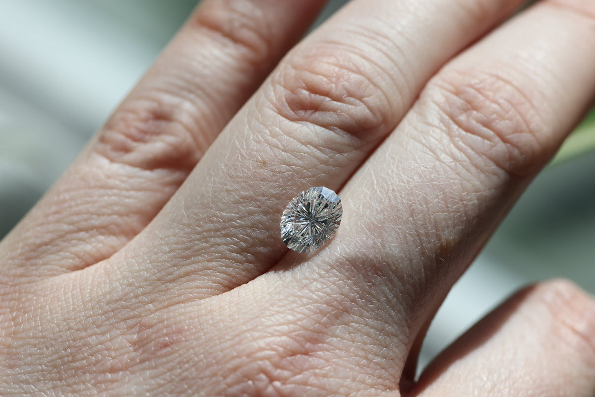 2.05ct oval lab diamond F VS2, Divine Portal Cut