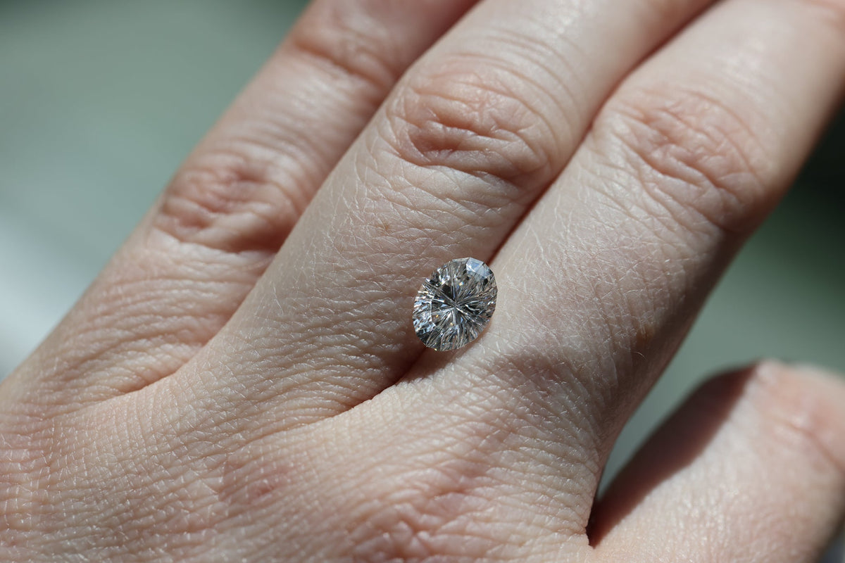 2.01ct oval lab diamond F VS2, Divine Portal Cut