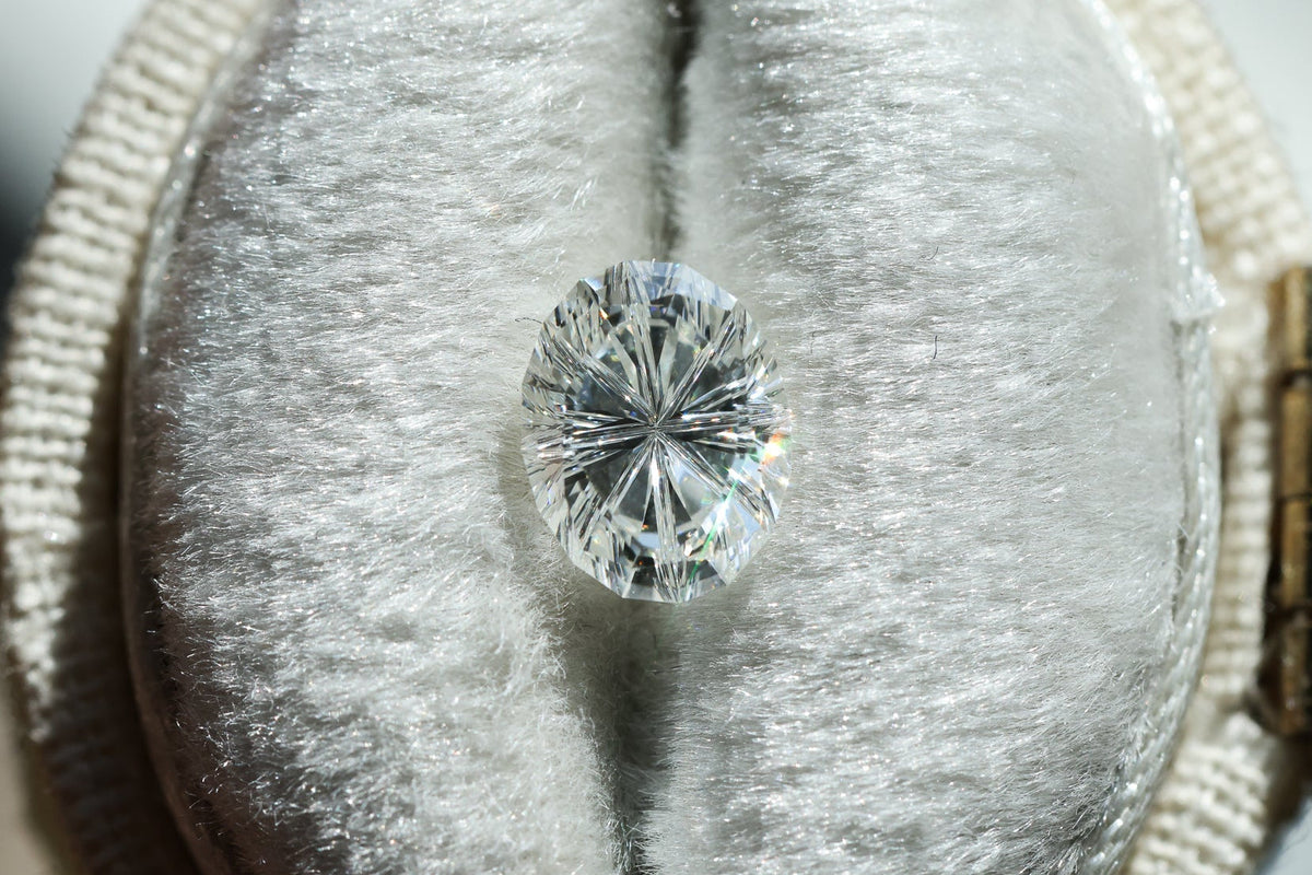 1.02ct oval lab diamond F VS1, Divine Portal Cut