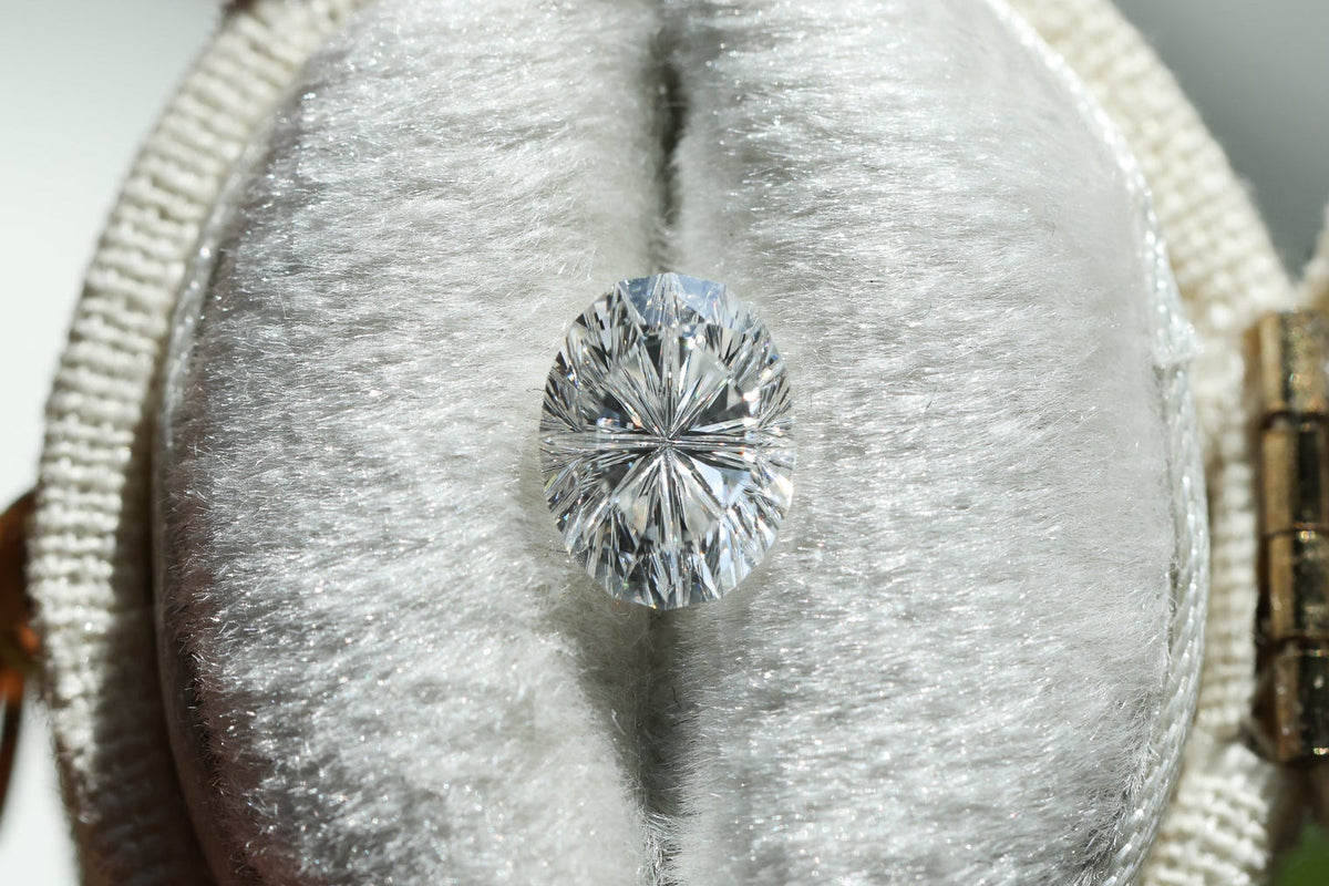1.08ct oval lab diamond D VS2, Divine Portal Cut