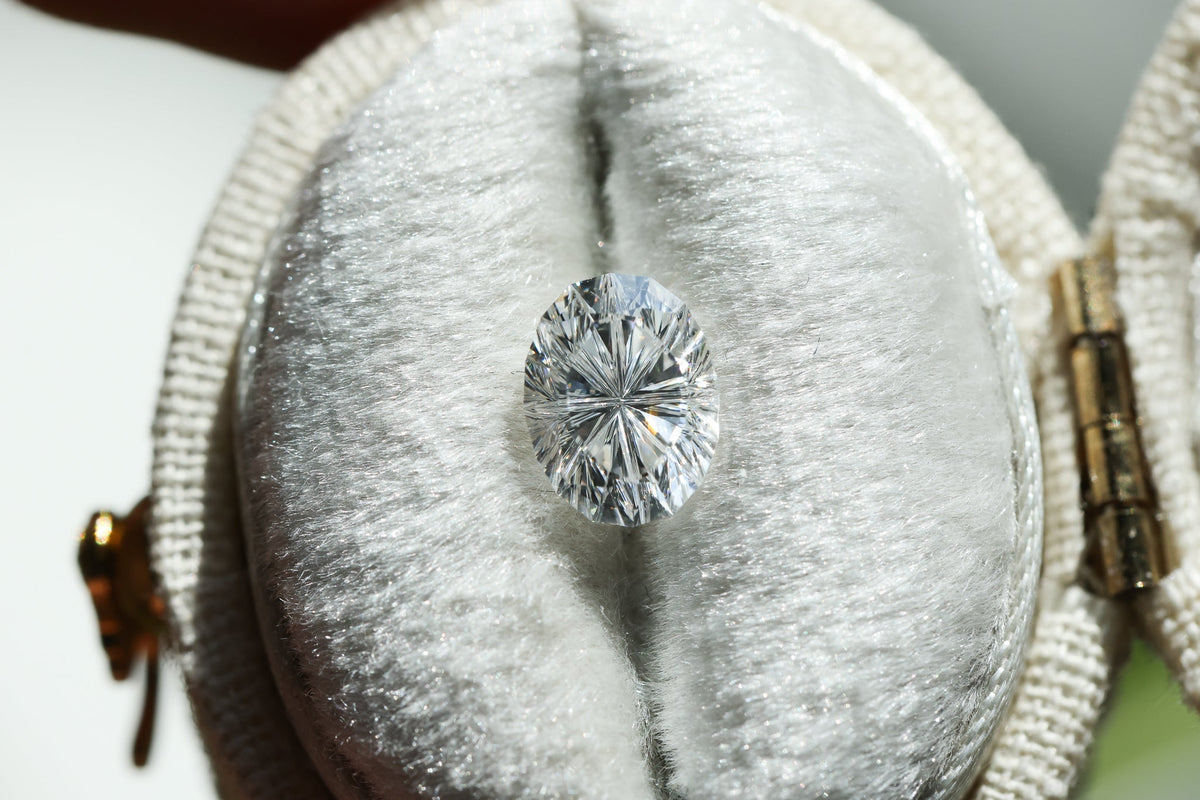 1.08ct oval lab diamond D VS2, Divine Portal Cut