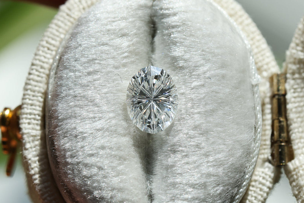 1.00ct oval lab diamond E VS2, Divine Portal Cut