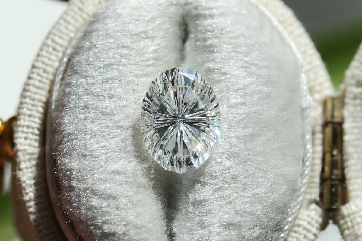 2.03ct oval lab diamond E VS1, Divine Portal Cut