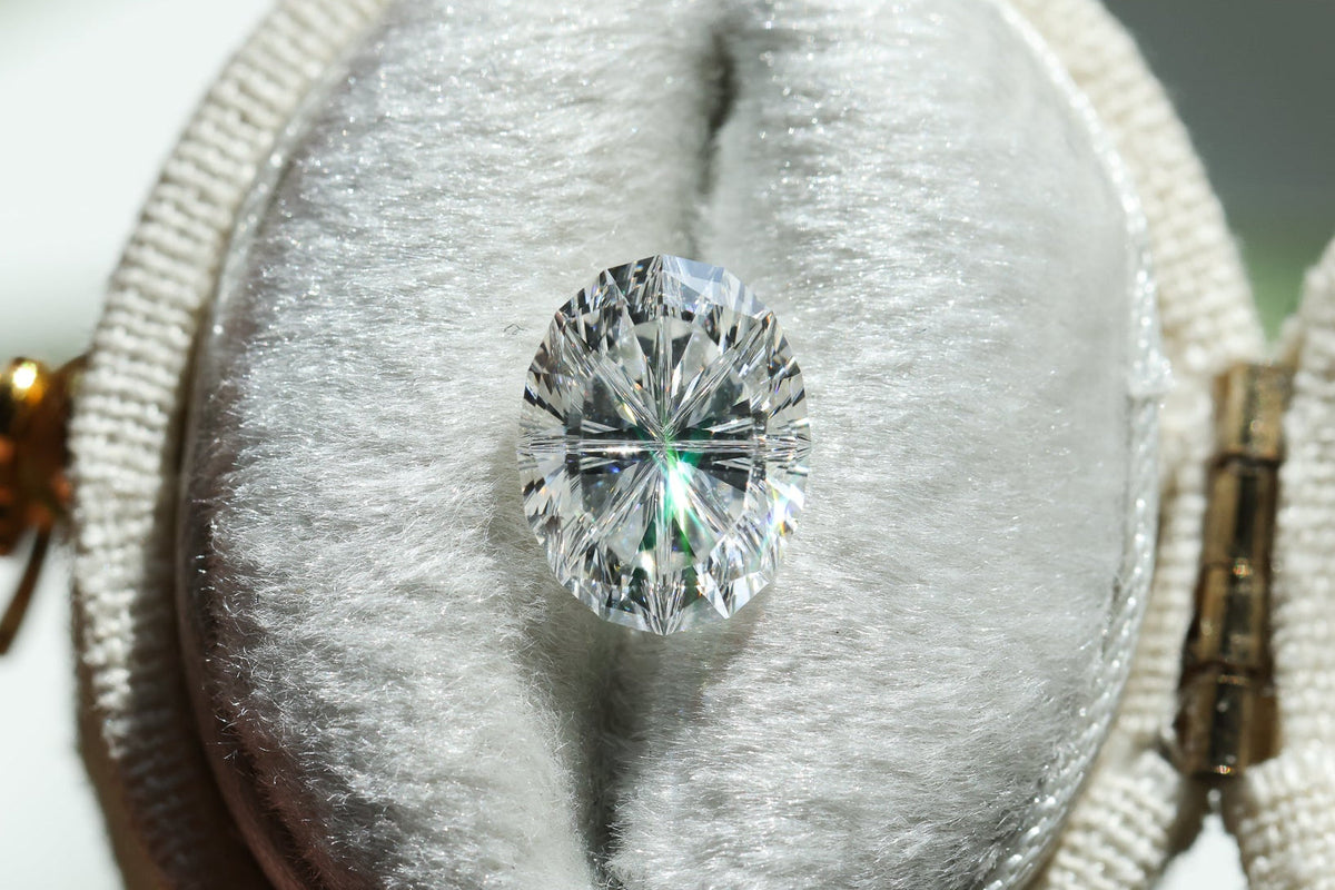 2.00ct oval lab diamond F VS1, Divine Portal Cut