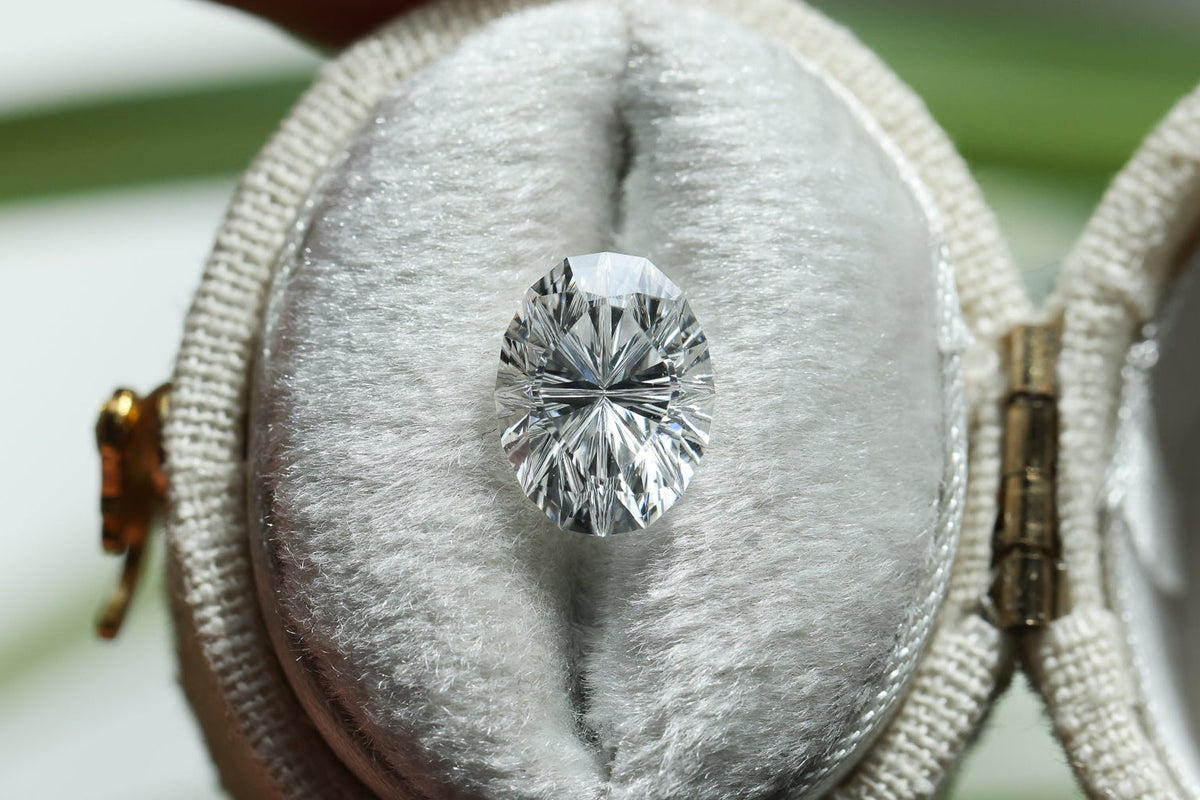 2.02ct oval lab diamond D VS1, Divine Portal Cut