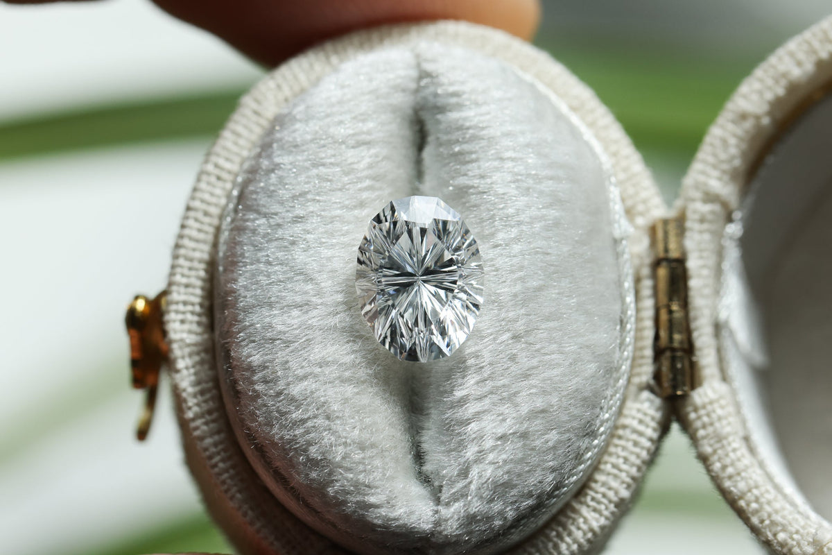 2.02ct oval lab diamond D VS1, Divine Portal Cut