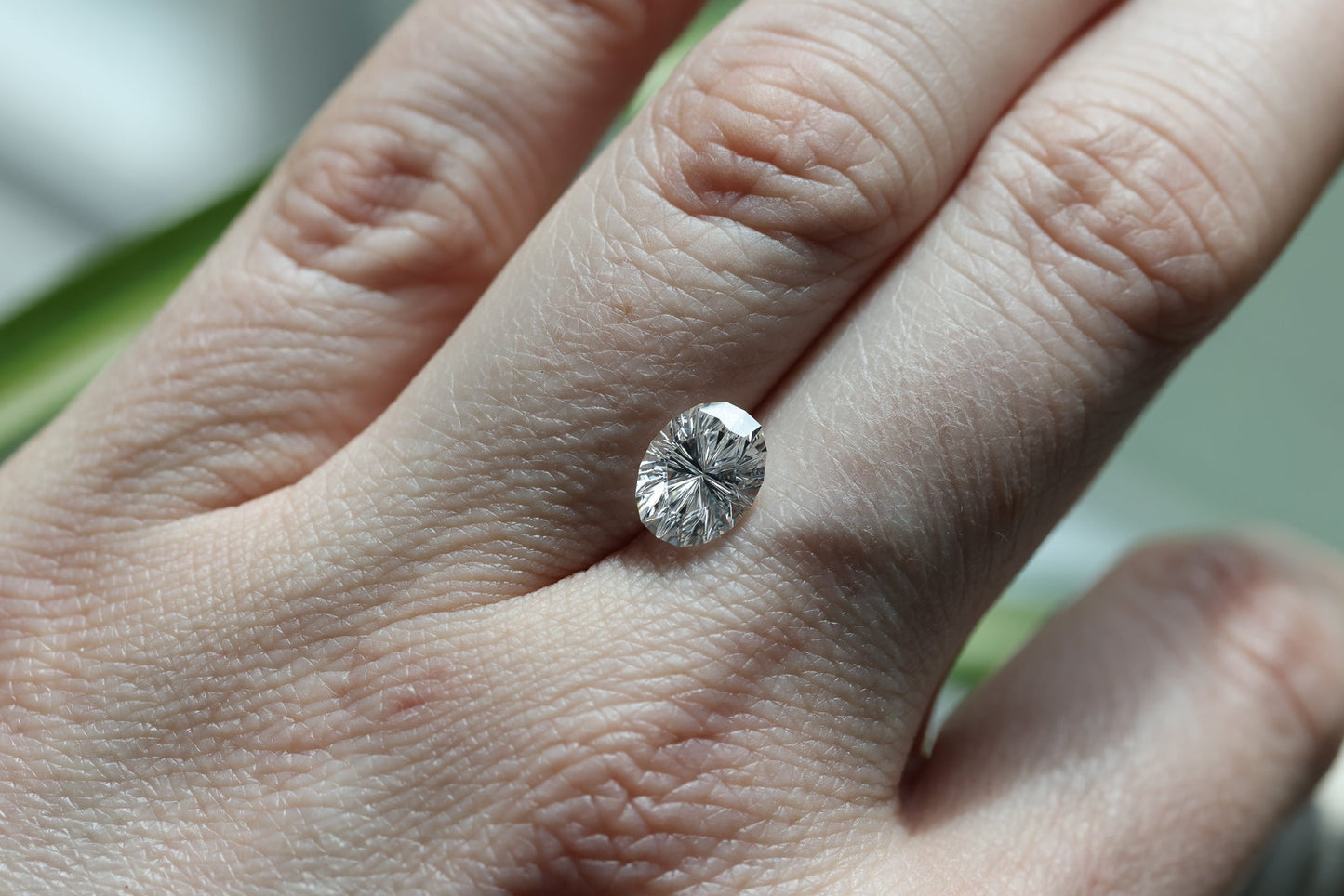 2.02ct oval lab diamond D VS1, Divine Portal Cut