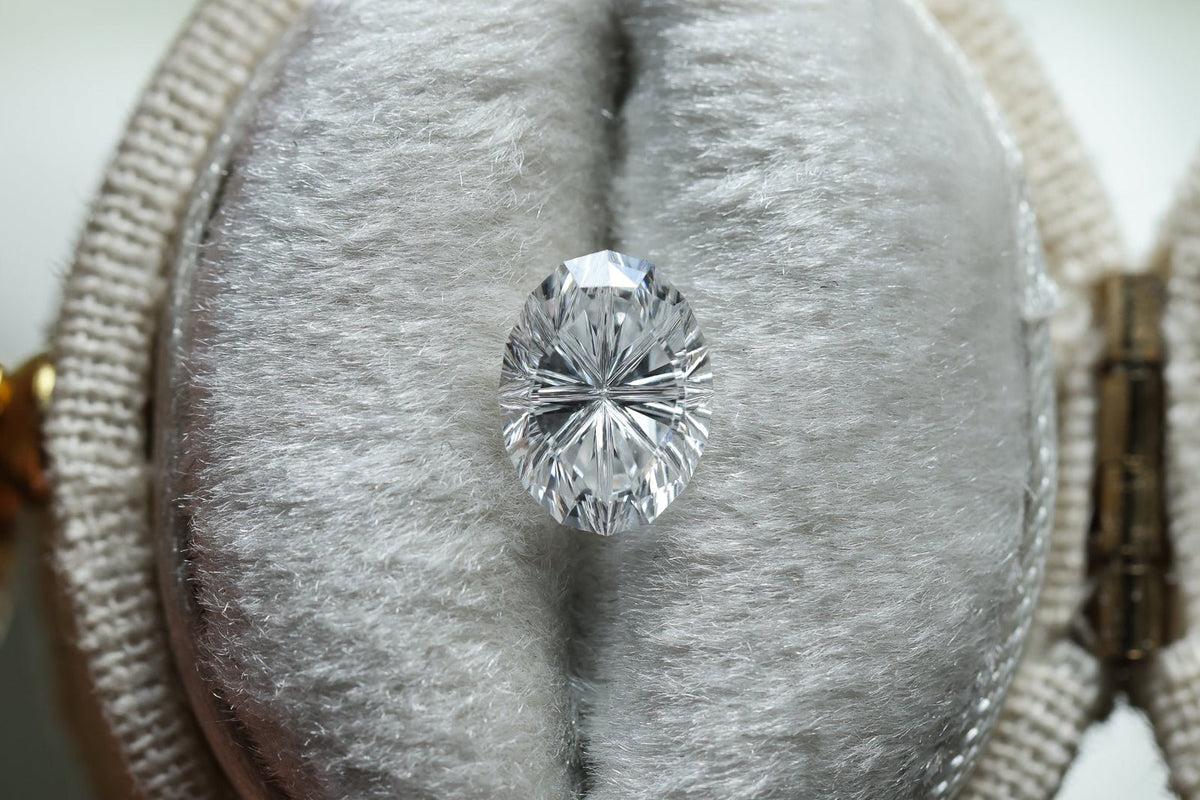 1.00ct oval lab diamond D VS2, Divine Portal Cut