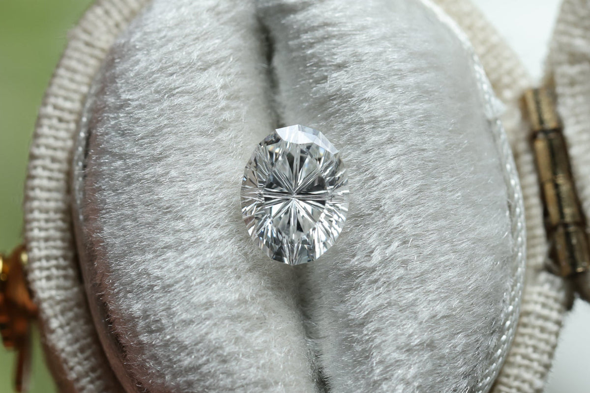 1.03ct oval lab diamond E VS1, Divine Portal Cut
