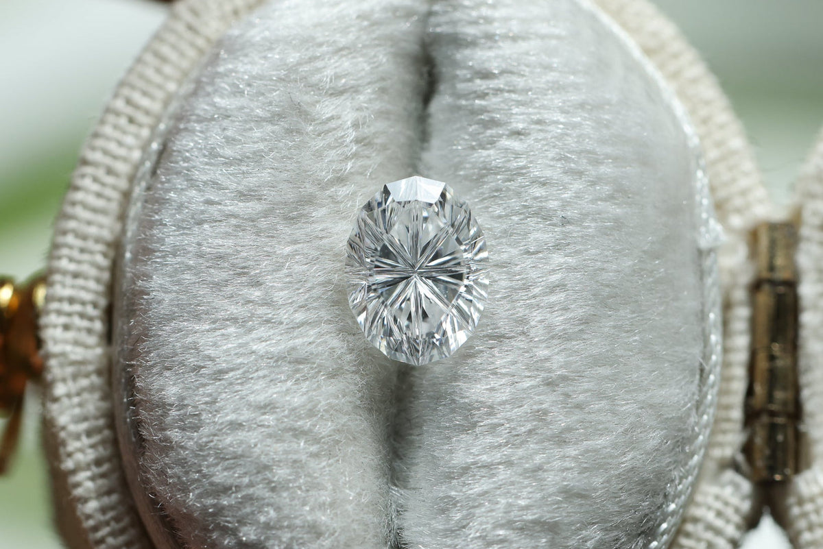 1.00ct oval lab diamond D VS1, Divine Portal Cut