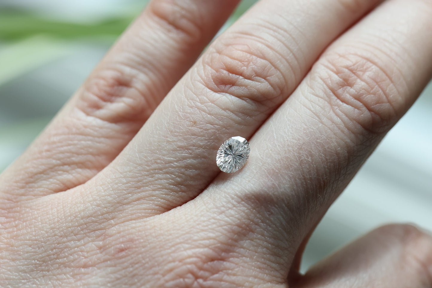 1.00ct oval lab diamond D VS1, Divine Portal Cut
