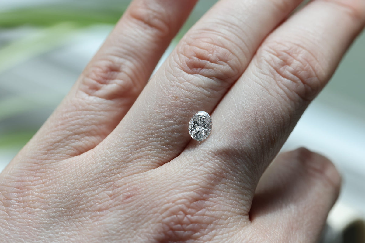 1.02ct oval lab diamond D VS2, Divine Portal Cut