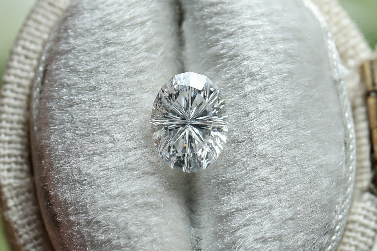 1.03ct oval lab diamond D VS1, Divine Portal Cut