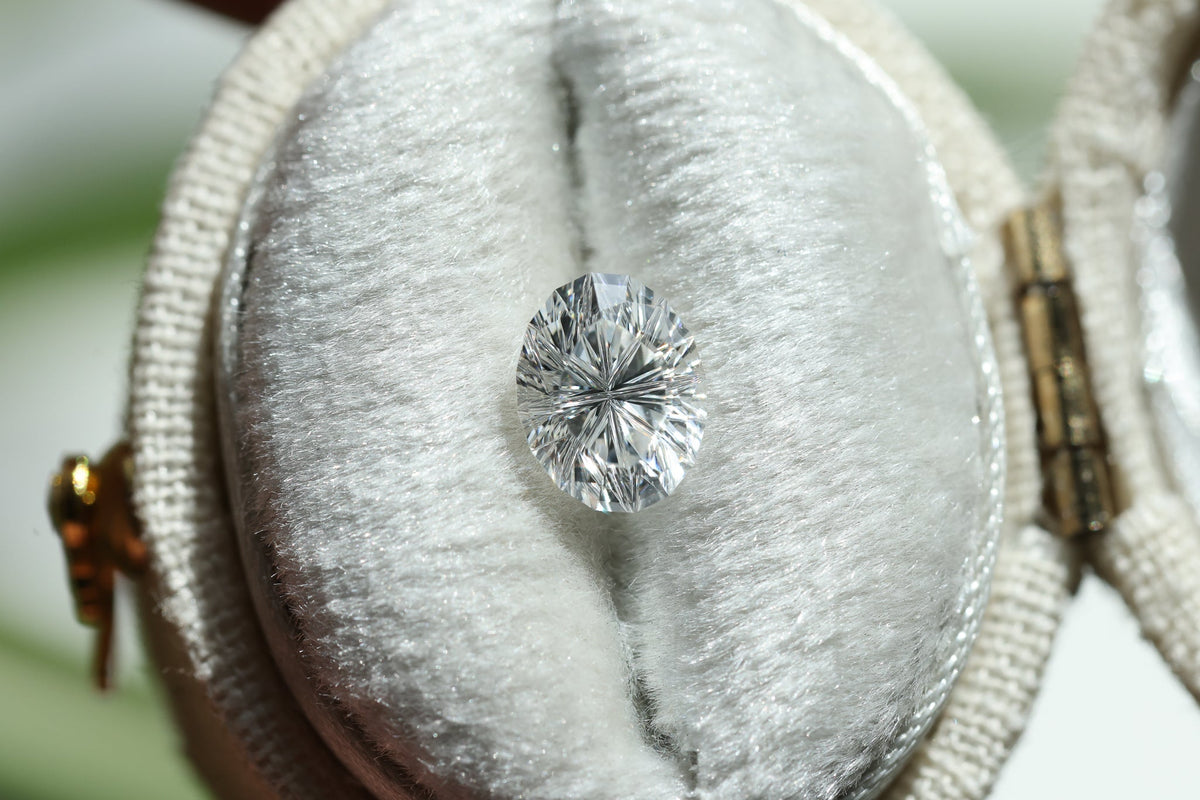 1.03ct oval lab diamond E VS1, Divine Portal Cut