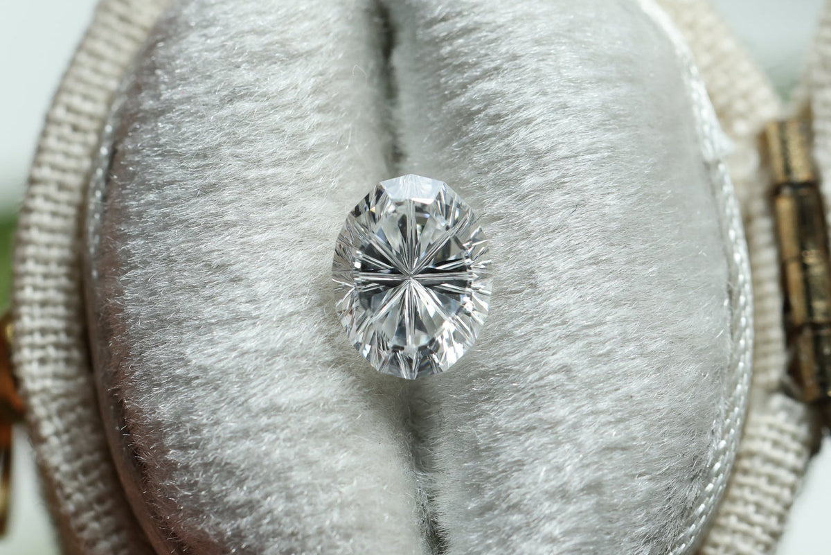 .99ct oval lab diamond E VS2, Divine Portal Cut