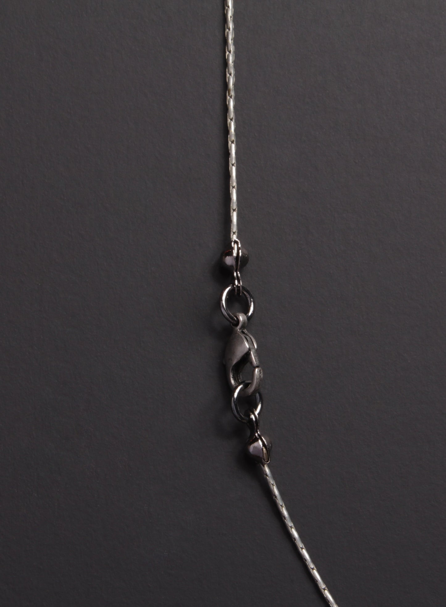 FINAL SALE Black Bar Men's Necklace