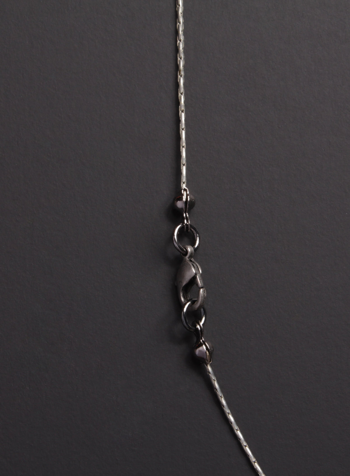 FINAL SALE Black Spike Men's Necklace